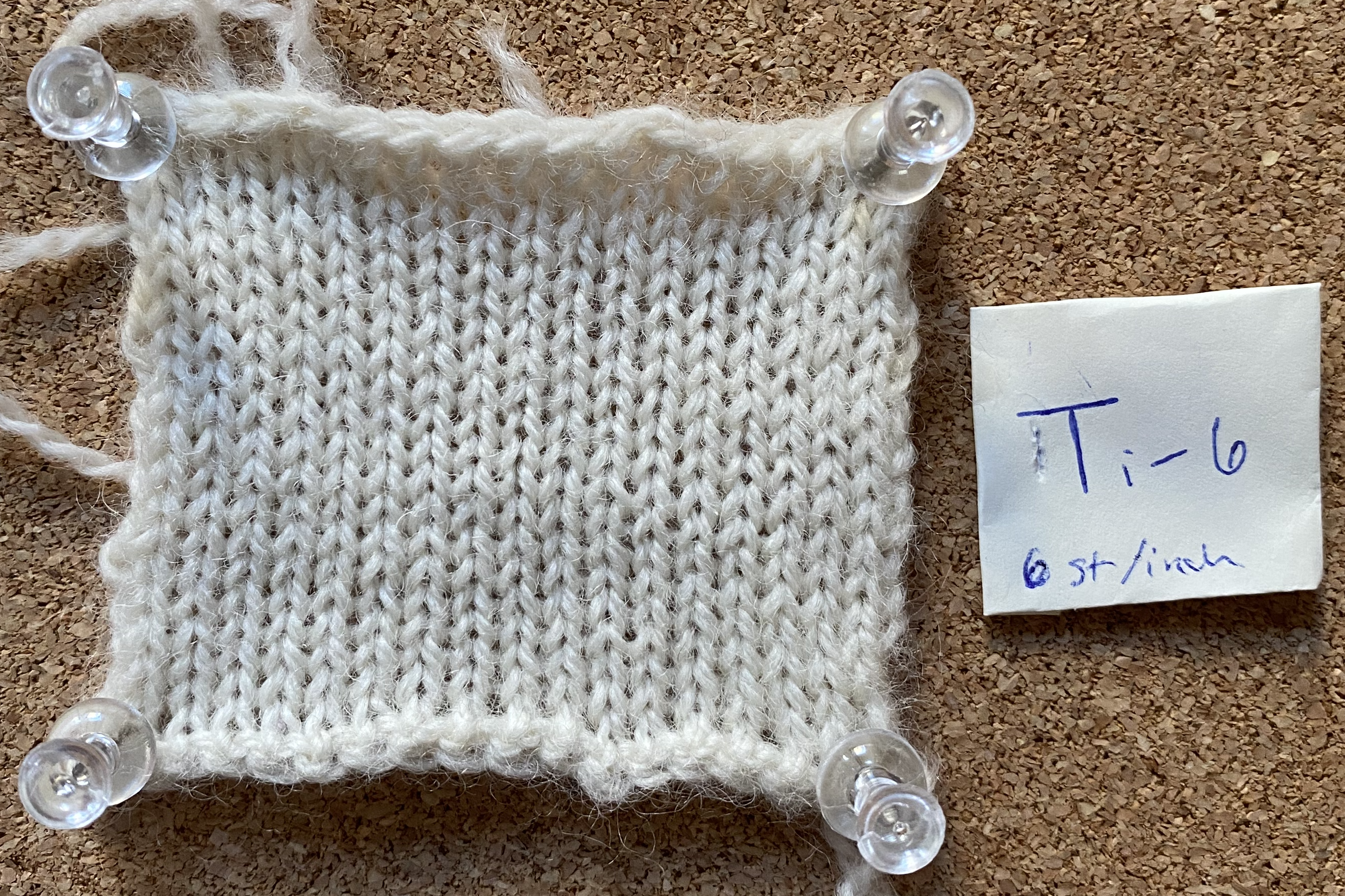 grey knit rectangle